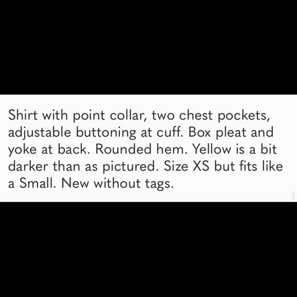 🎈$10 add on.  MEN’S Plaid Shirt. Yellow navy - Picture 3 of 4